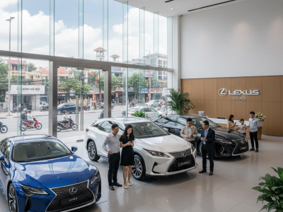 Khám phá không gian sang trọng tại showroom Lexus chính hãng tại Hà Nội